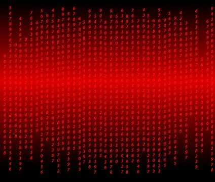 Abstract computer code. Stock Illustration