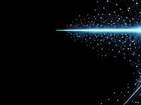 Abstract computer data characters, big data, and internet technology concepts 스톡 사진