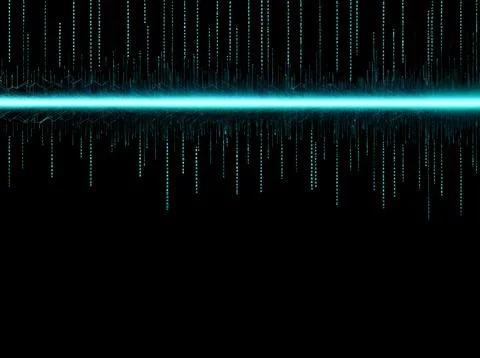 Abstract computer data characters, big data, and internet technology concepts Stock Photos