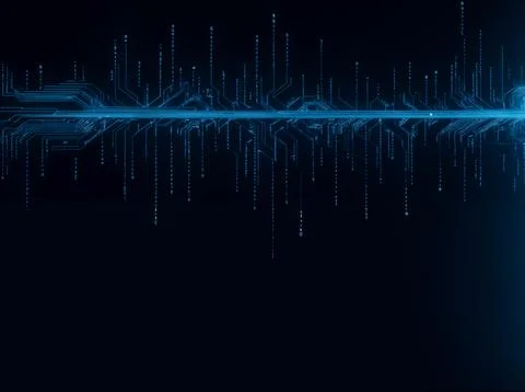 Abstract computer data characters, big data, and internet technology concepts Stock Photos