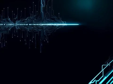 Abstract computer data characters, big data, and internet technology concepts Stock Photos