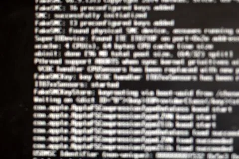 Abstract Computer data scroll background Stock Photos