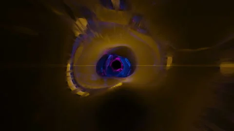 Abstract computer endoscopy. Laser research. Seamless loop. Stock Footage 131317322