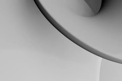 Abstract computer generated 3D distorted wave like shape Illustrazione stock