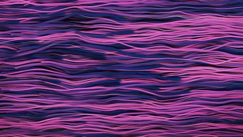 Abstract computer generated closeup pattern from neon colorful wavy lines 스톡 사진