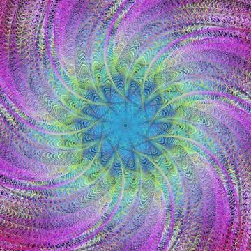 Abstract computer generated digital graphic design Stock-Illustration