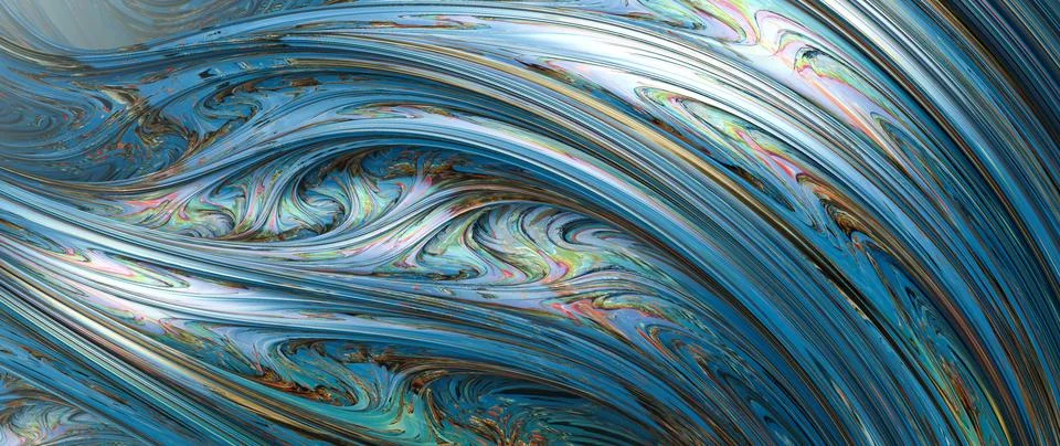 Abstract Computer generated Fractal design. 3D Aliens Illustration of a Bea.. イラスト素材