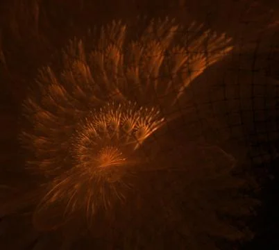 An abstract computer generated modern spiral fractal element. Spiral digital Stock-Illustration