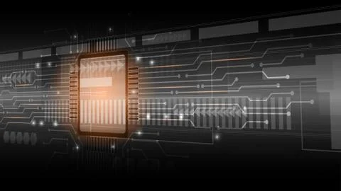 Abstract computer microprocessor circuit board background. Stockfoto's