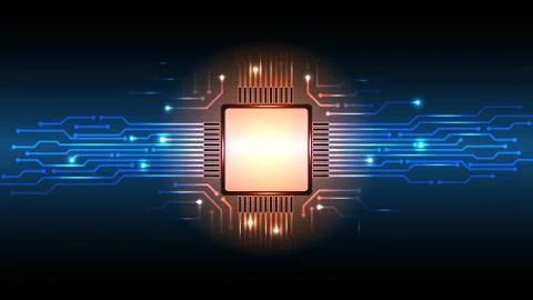 Abstract computer microprocessor circuit board background. Stockfoto's