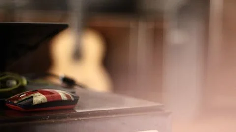 Abstract, Computer mouse, Guitar 스톡 사진