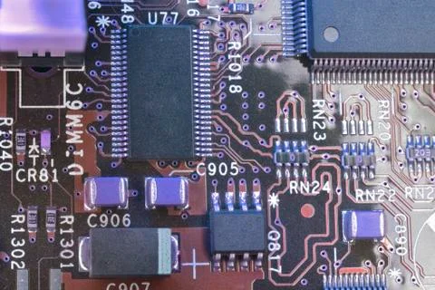 Abstract computer processors background Stock Photos