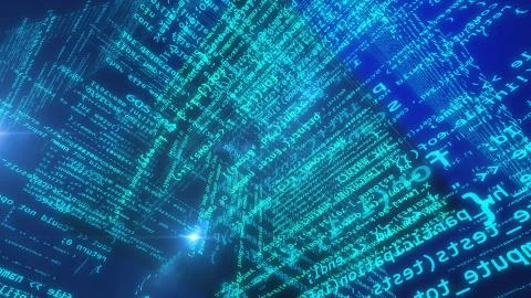 Abstract computer program Stock Illustration