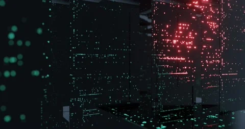 Abstract Computer programming motion graphic. Stock Footage 140691384