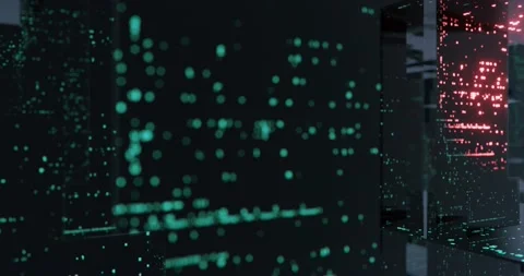 Abstract Computer programming motion graphic. Stock Footage 140695948