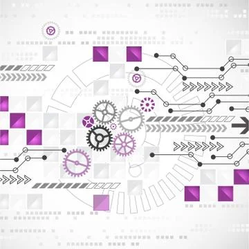 Abstract computer technology background for your business 스톡 일러스트