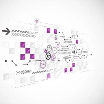 Abstract computer technology background for your business 스톡 일러스트