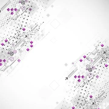 Abstract computer technology background for your business Stock Illustration