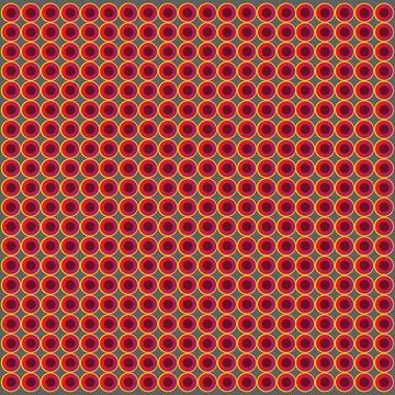 Abstract Concentric Circle Pattern For Retro Branding And Textile Stock Illustration