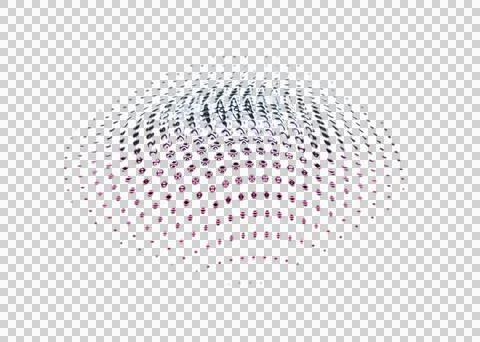 Abstract with concentric circles and radial lines in purple and white イラスト素材