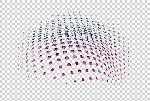 Abstract with concentric circles and radial lines in gradient colors transparent 스톡 일러스트