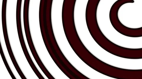 Abstract Concentric Circles Design Stock Footage 303185878