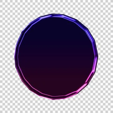 Abstract concentric circles with gradient pink purple and blue transparent イラスト素材