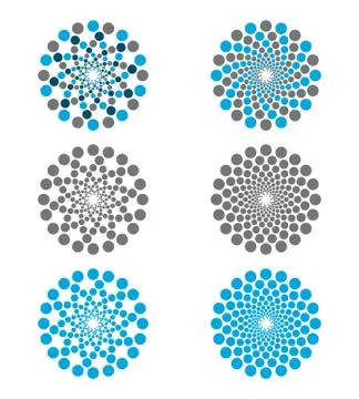 Abstract concentric circles - logo Stock Illustration