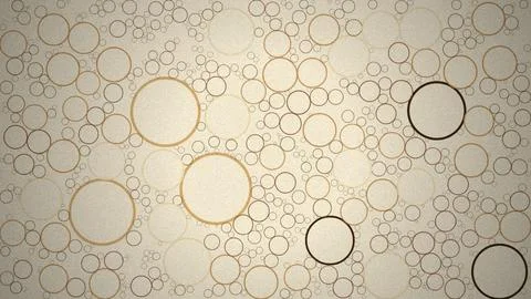 Abstract concentric circles pattern with beige and brown colors Stockillustratie