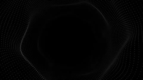 Abstract Concentric Circles Tunnel Background Loop. Black bg minimal Spiral 스톡 동영상 317407692