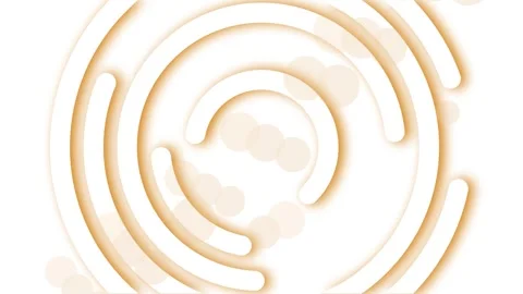 Abstract concentric circular layers with soft shadows animation Stock Footage 335115173