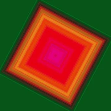 Abstract Concentric Diamond Gradient – Vibrant Modern Geometric Art Illustrazione stock