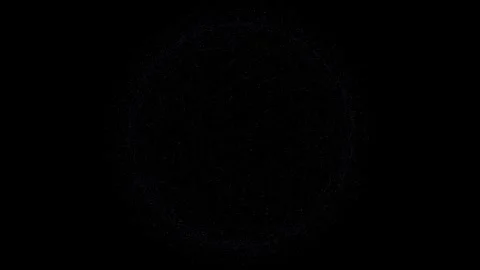 Abstract concentric dot pattern on a dark background Stock Footage 325252932