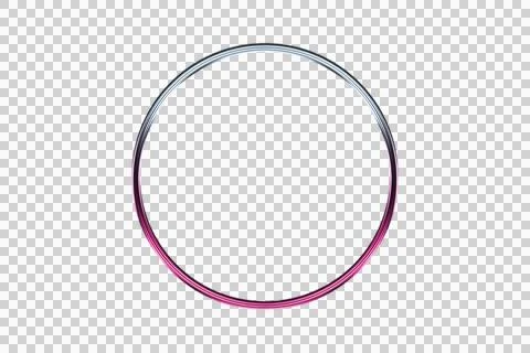 Abstract concentric gradient circle frame with white square center and pink 스톡 일러스트