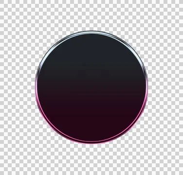 Abstract concentric gradient circles in dark purple and pink transparent Stock Illustration