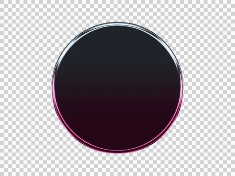 Abstract concentric gradient circles with pink and purple hues on dark Stock Illustration