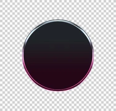 Abstract concentric gradient circles with pink and purple hues on dark Stock Illustration