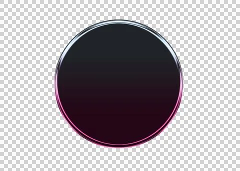 Abstract concentric gradient circles with pink and purple hues on dark Stock Illustration