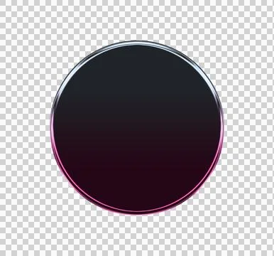 Abstract concentric gradient rings in dark purple and magenta on black Stock-Illustration