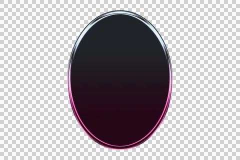 Abstract concentric gradient rings in deep purple and black with magenta outline 스톡 일러스트