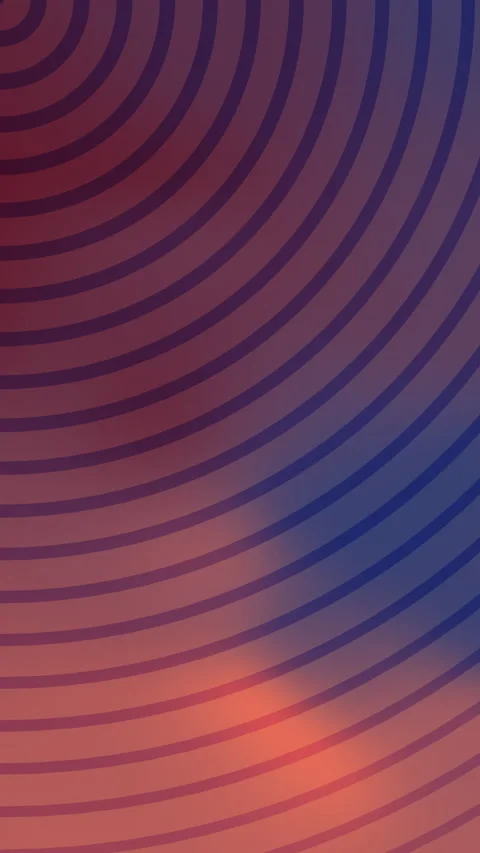 Abstract Concentric Gradient Rings Flowing on Vibrant Colorful Background Видео 334849470