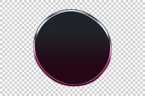 Abstract concentric gradient rings with pink and purple hues on dark background Stock Illustration