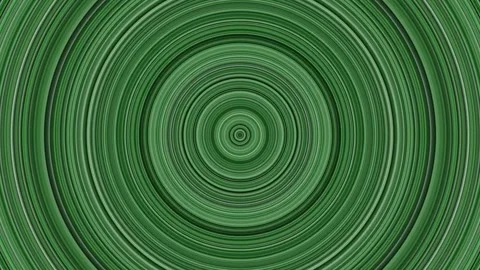 Abstract Concentric Green Circle Animation Stock Footage 331718702