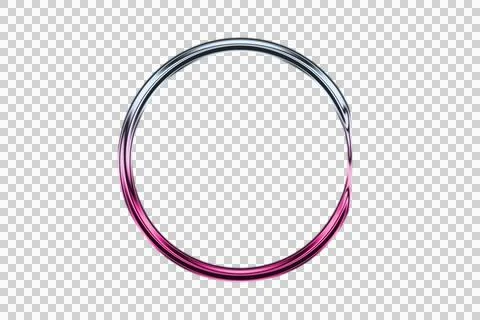 Abstract of concentric pink and white rings with a white square center on dark 스톡 일러스트
