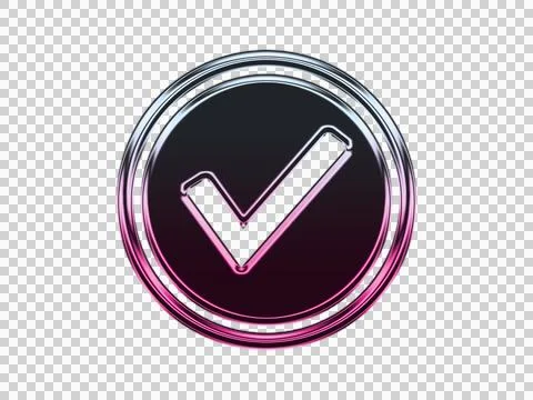 Abstract of concentric pink and white lines forming a heart shape transparent Stock-Illustration
