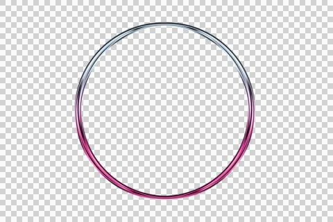 Abstract of concentric pink and white rings with a white center rectangle Stock Illustration