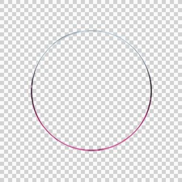 Abstract with concentric rings and central square in pink and white on dark Stock-Illustration