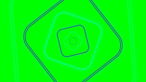 Abstract concentric rounded squares creating a dynamic tunnel effect pattern Vídeos de archivo 340263419