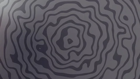 Abstract concentric swirling pattern in shades of gray, suitable for backgrounds Stock Footage 317411124