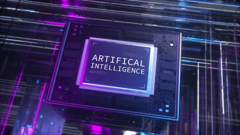 Abstract Concept of Artificial Intelligence Stock Footage 248221917